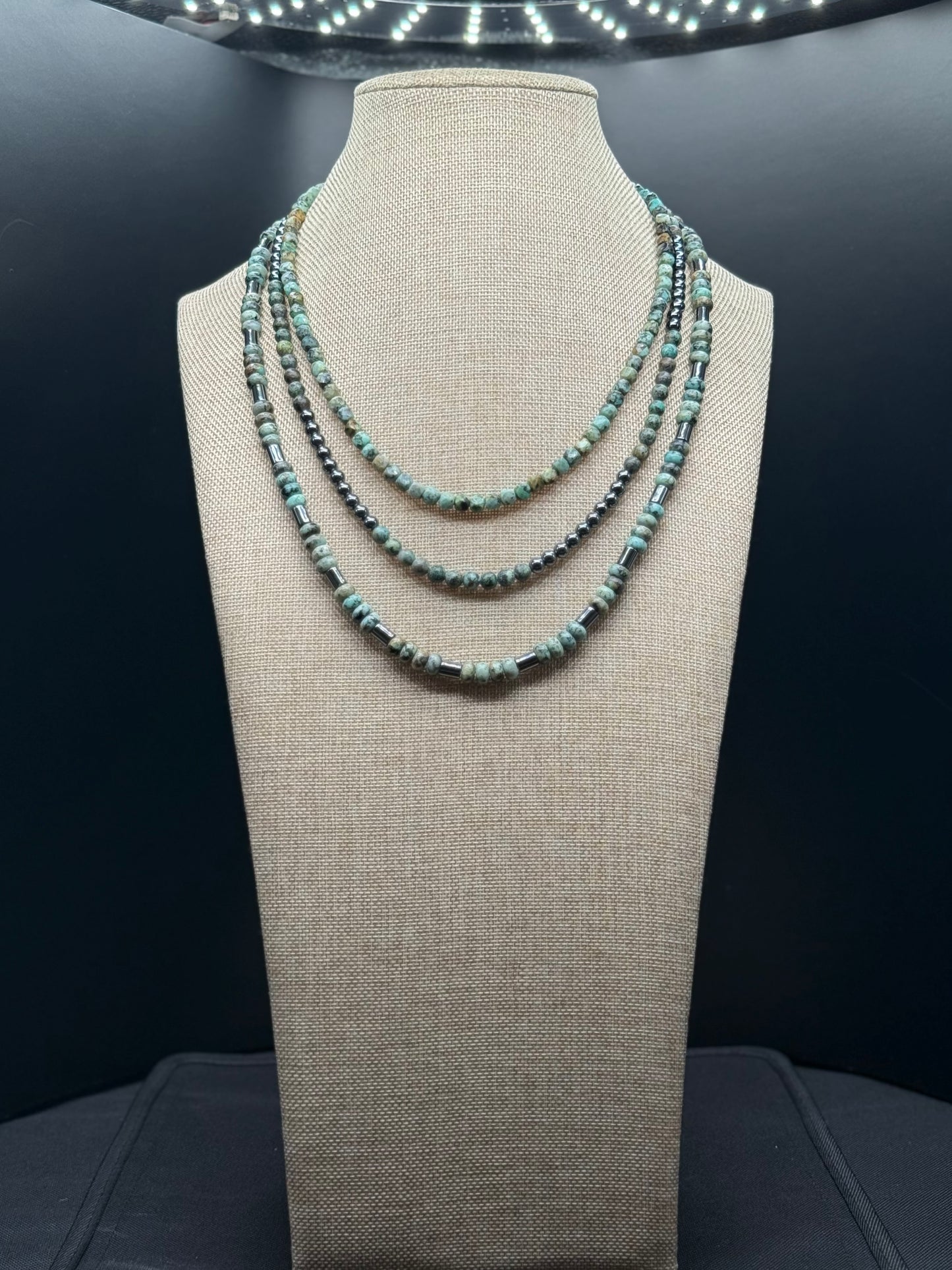 “Ground Wave” African Turquoise