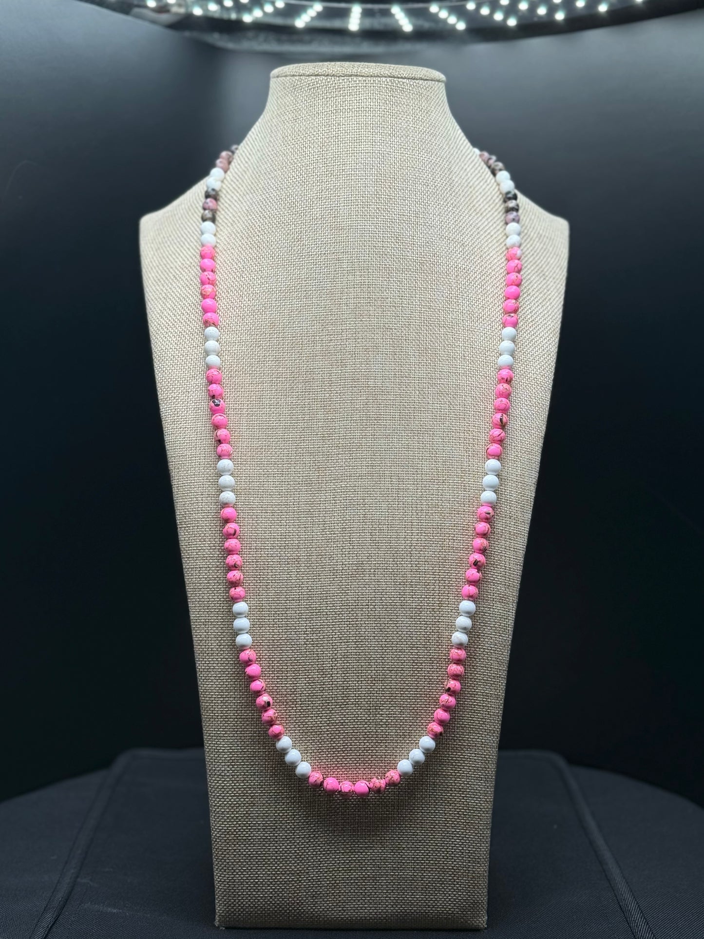 “Pulse” Pink Howlite