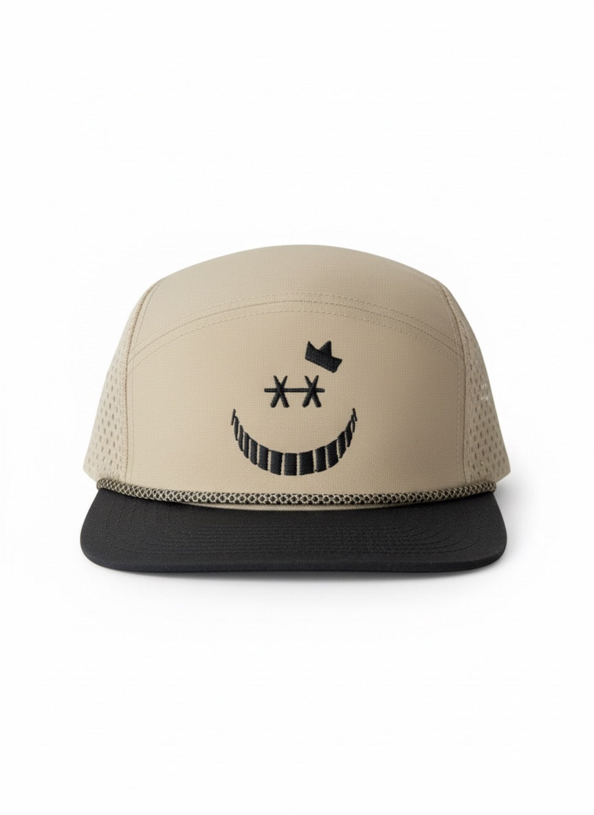 Tan and black Kicksquad SnapBack