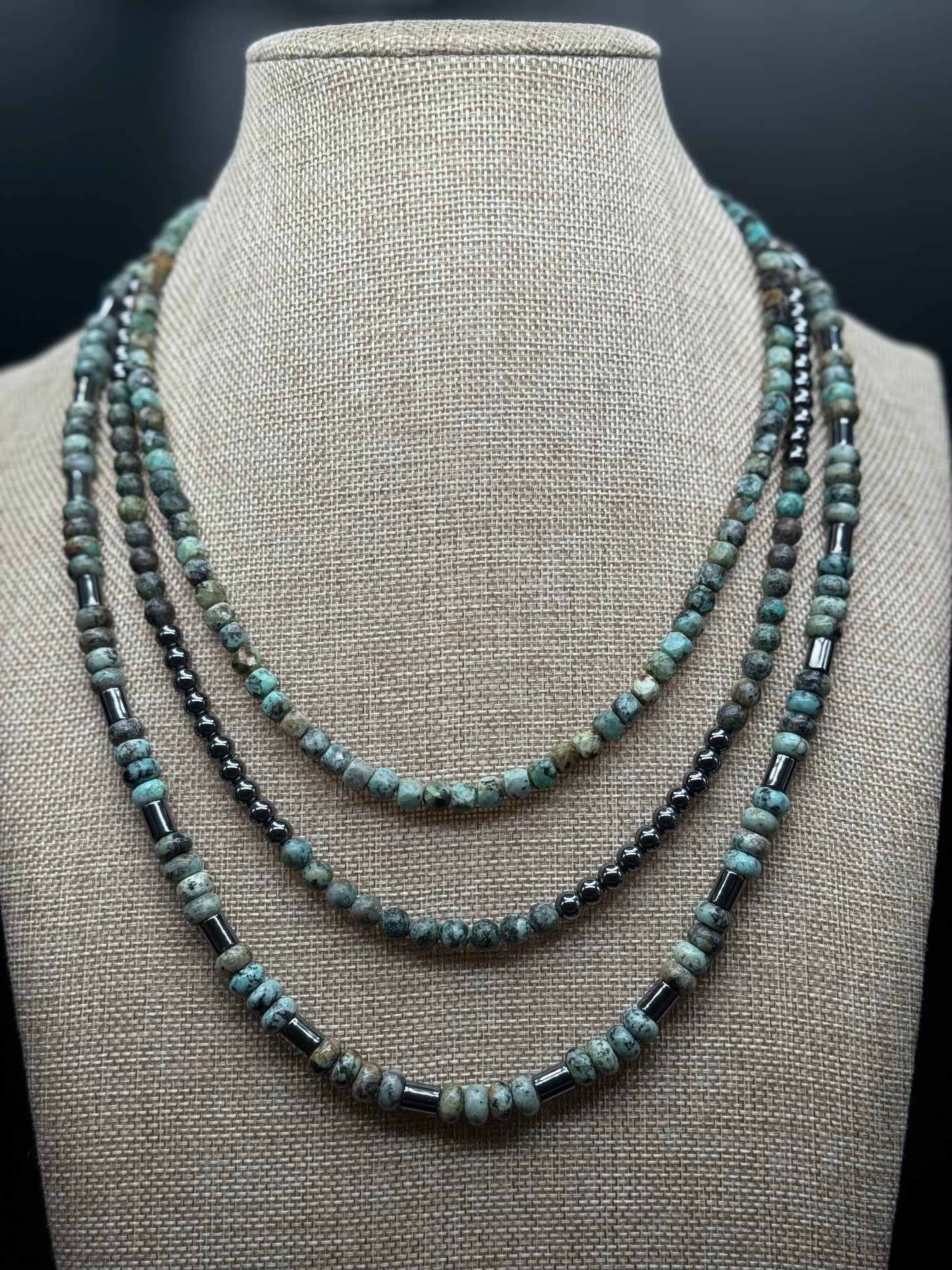 “Ground Wave” African Turquoise