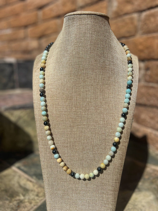 Amazonite & Hematite Necklace