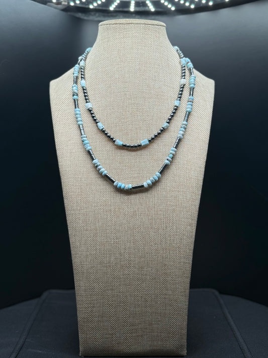 “Ocean Current” Larimar Stones