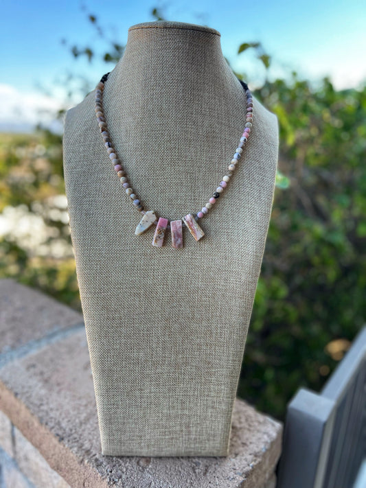 Pink Opal Necklace
