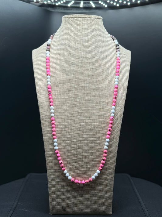 “Pulse” Pink Howlite