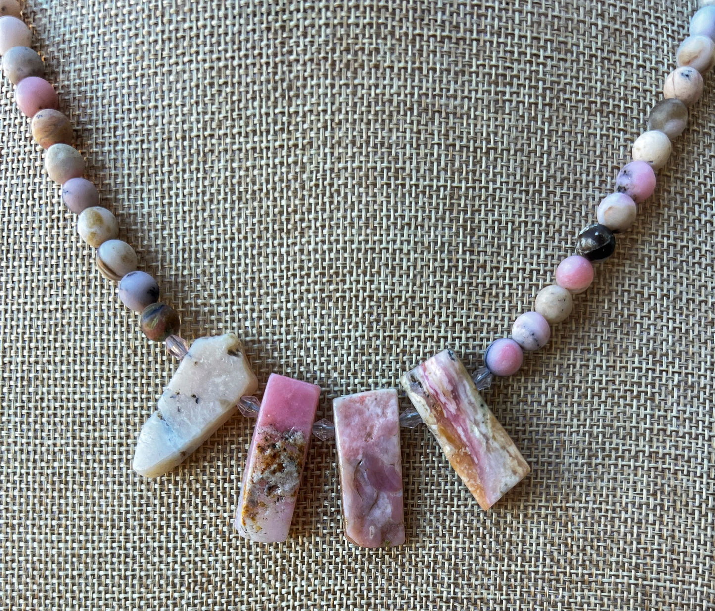 Pink Opal Necklace